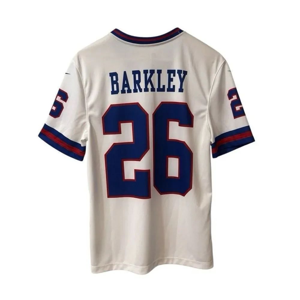 Nike NFL On Field Mens Size S New York Giants Saquon Barkley Color Rush Jersey